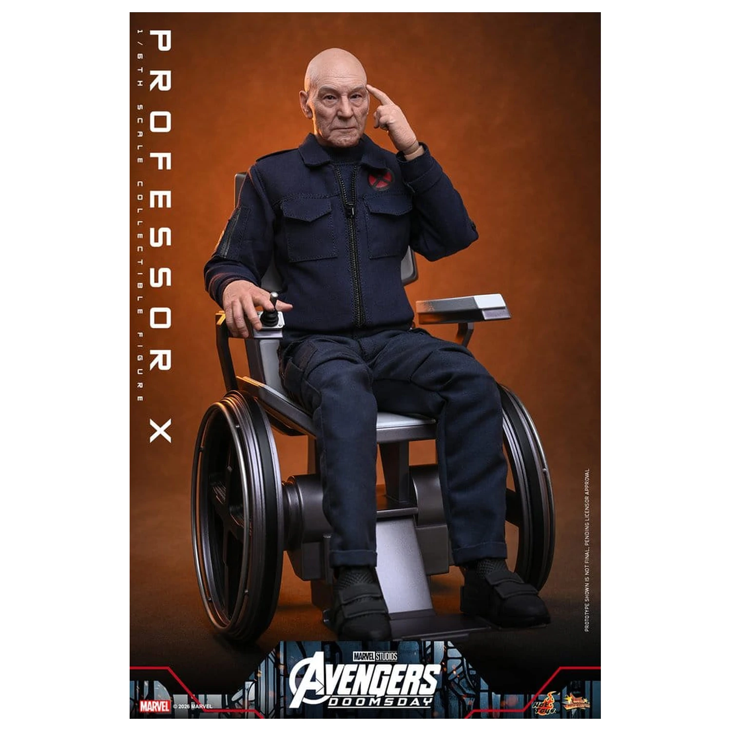 Marvel X-Men akční figurka 1/6 Professor X 25 cm fotografii produktu
