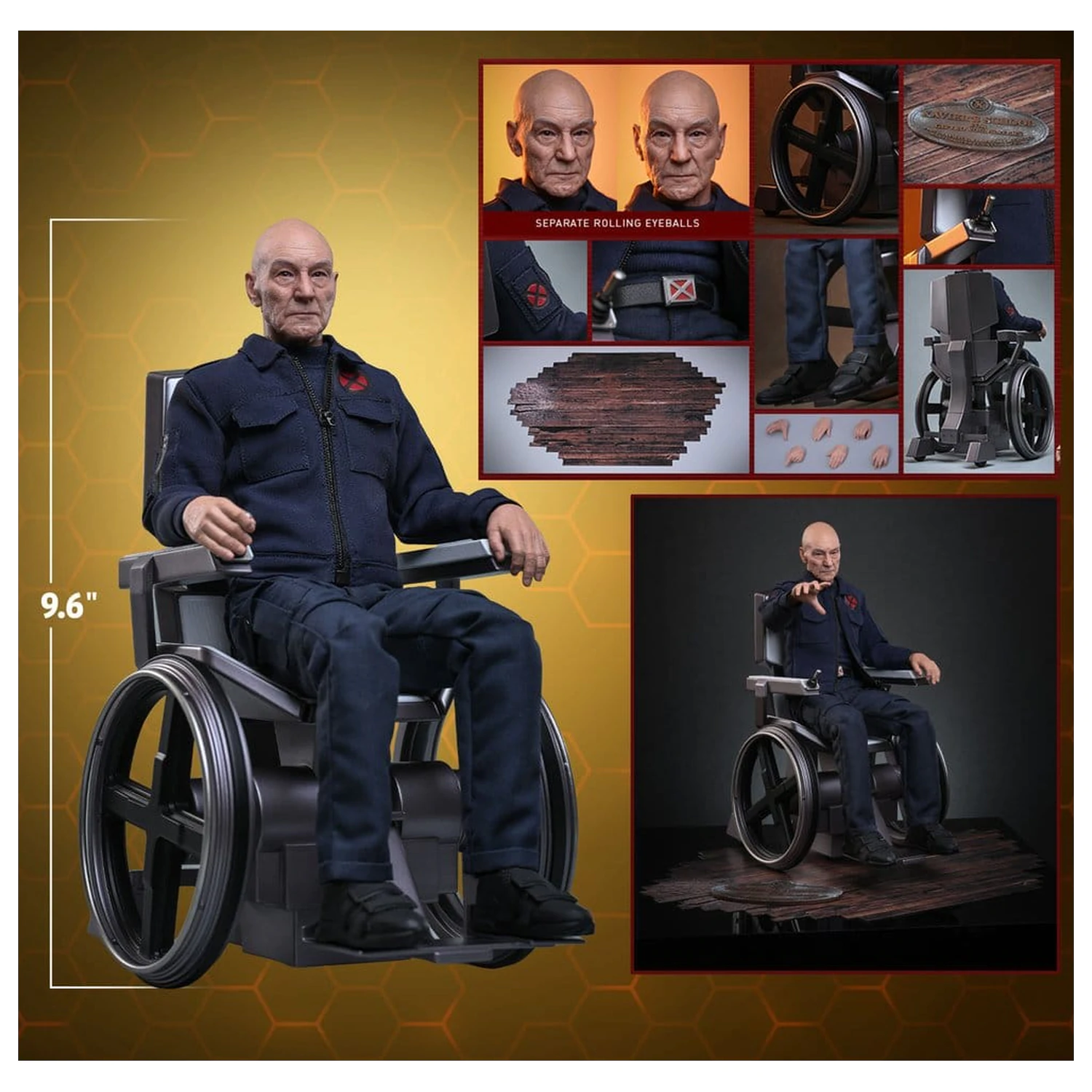 Marvel X-Men akční figurka 1/6 Professor X 25 cm fotografii produktu