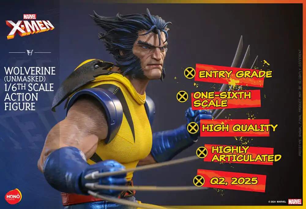 Marvel X-Men akční figurka 1/6 Wolverine (Unmasked) 28 cm fotografii produktu