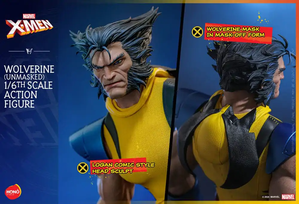 Marvel X-Men akční figurka 1/6 Wolverine (Unmasked) 28 cm fotografii produktu