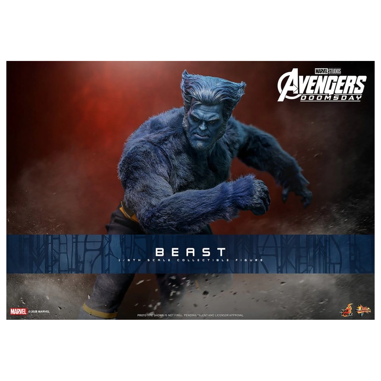 Marvel X-Men Movie Masterpiece akční figurka 1/6 Beast (Collector Edition) 33 cm fotografii produktu