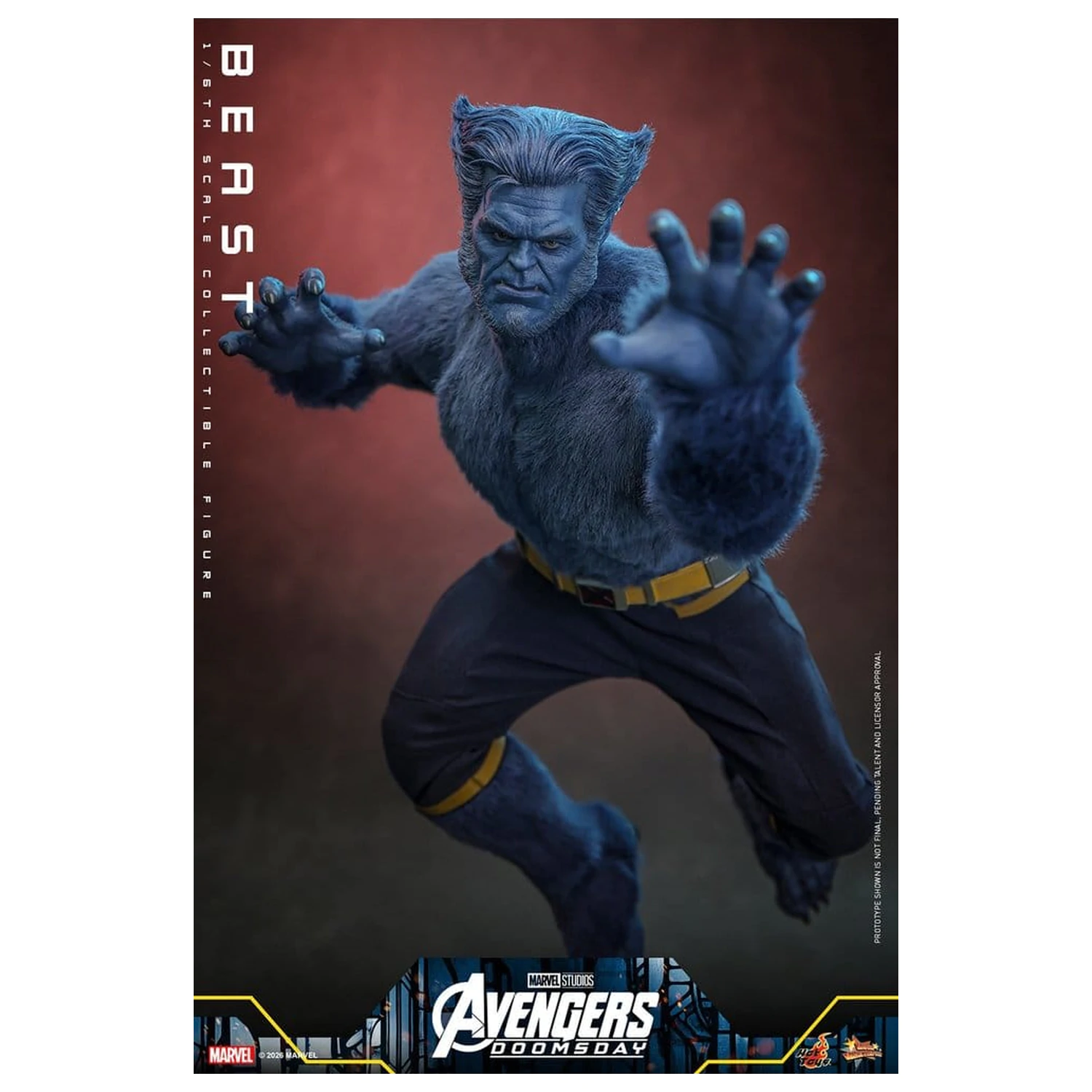 Marvel X-Men Movie Masterpiece akční figurka 1/6 Beast (Collector Edition) 33 cm fotografii produktu