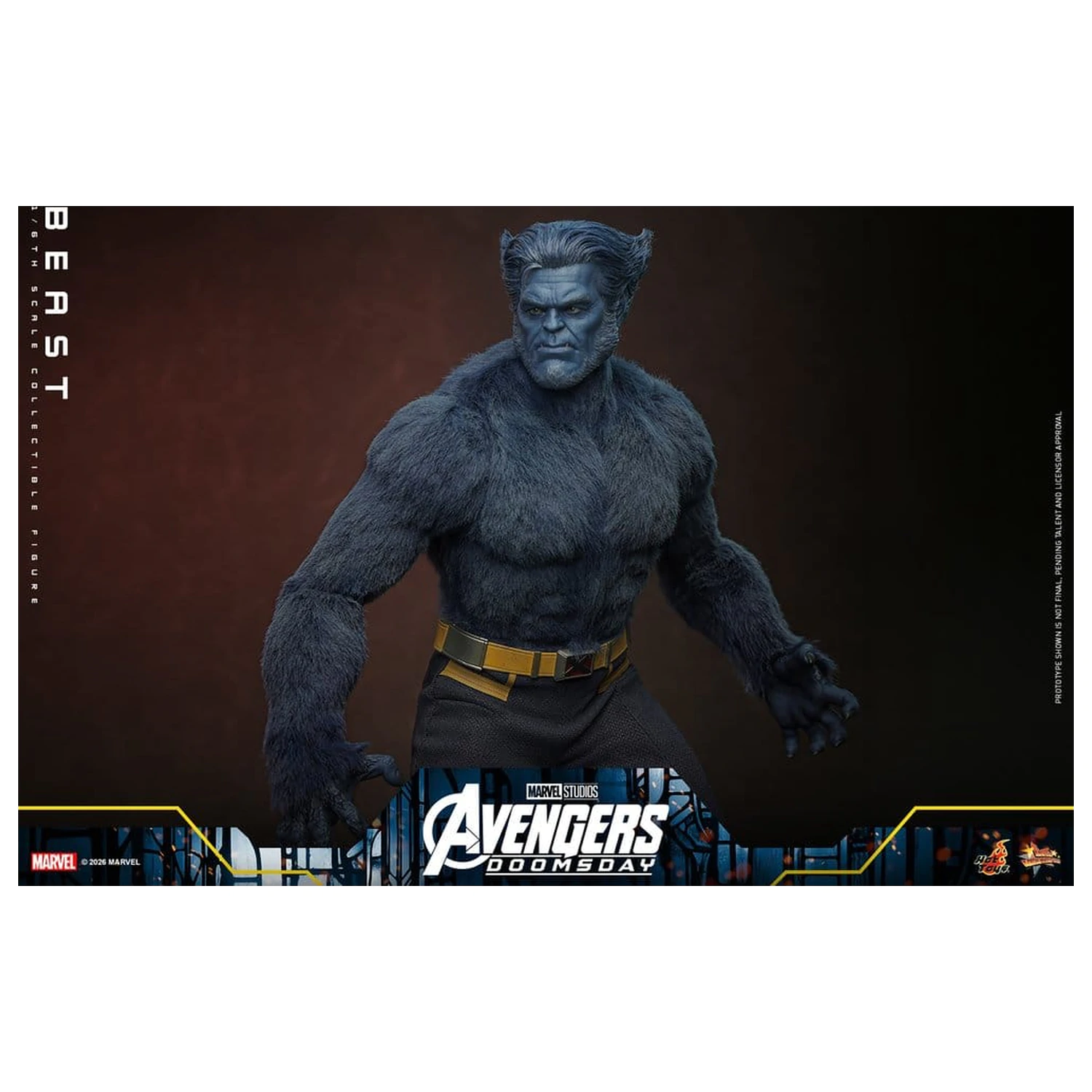 Marvel X-Men Movie Masterpiece akční figurka 1/6 Beast (Collector Edition) 33 cm fotografii produktu