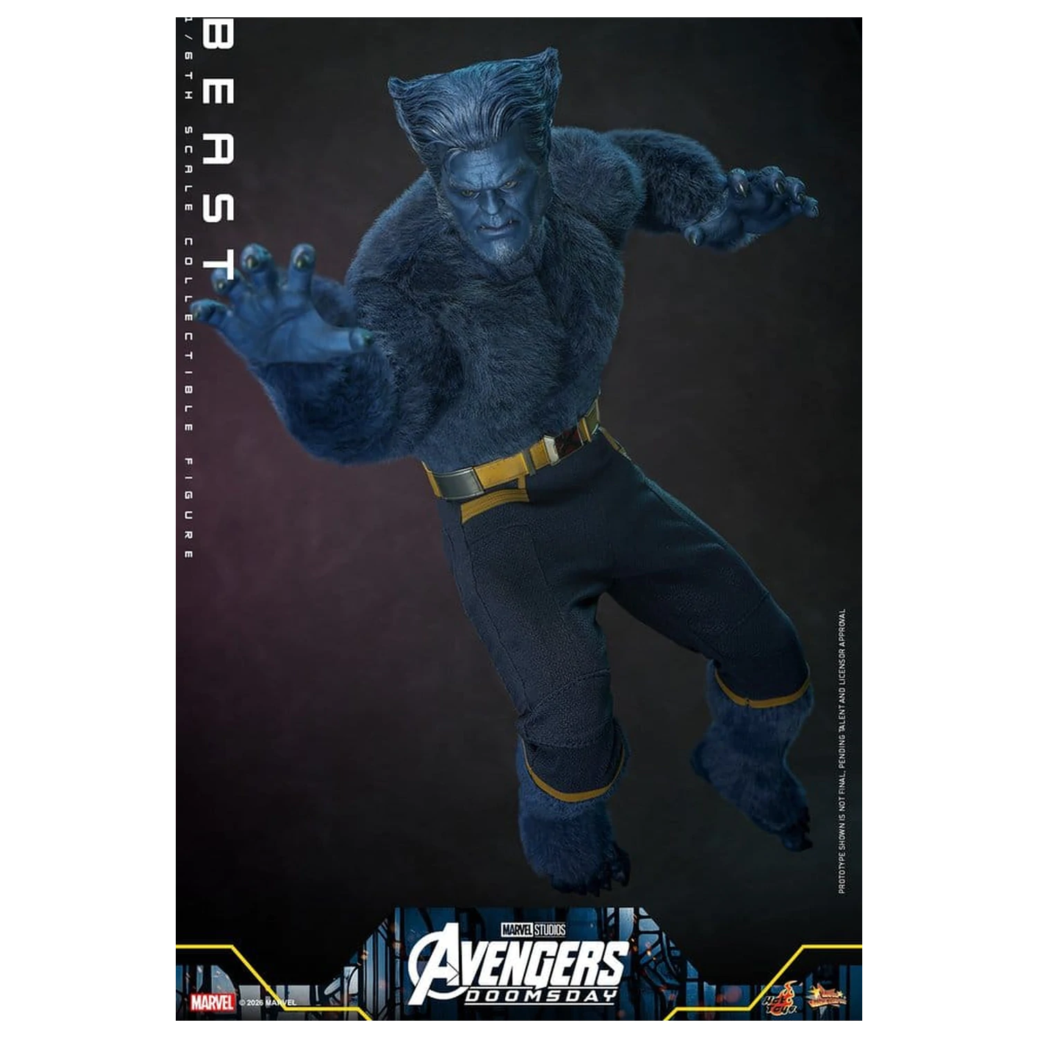 Marvel X-Men Movie Masterpiece akční figurka 1/6 Beast (Collector Edition) 33 cm fotografii produktu