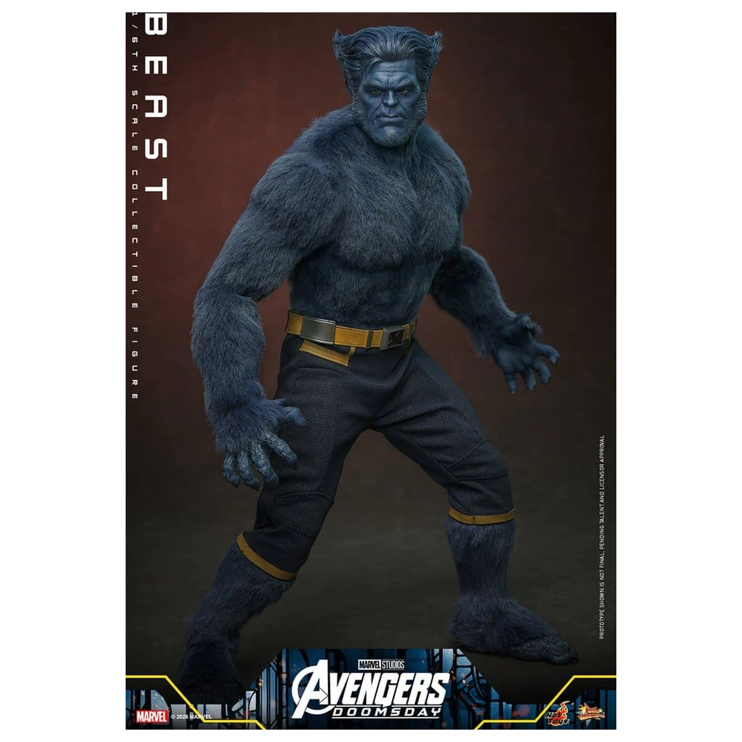 Marvel X-Men Movie Masterpiece akční figurka 1/6 Beast (Collector Edition) 33 cm fotografii produktu