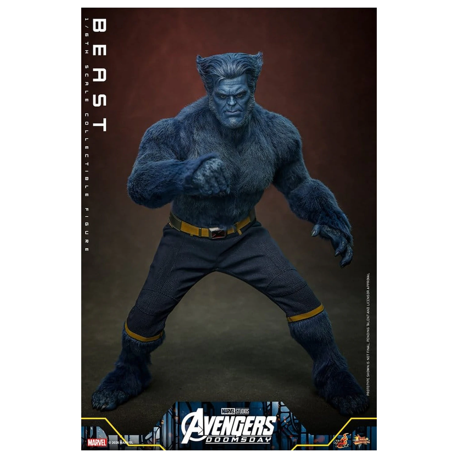 Marvel X-Men Movie Masterpiece akční figurka 1/6 Beast (Collector Edition) 33 cm fotografii produktu