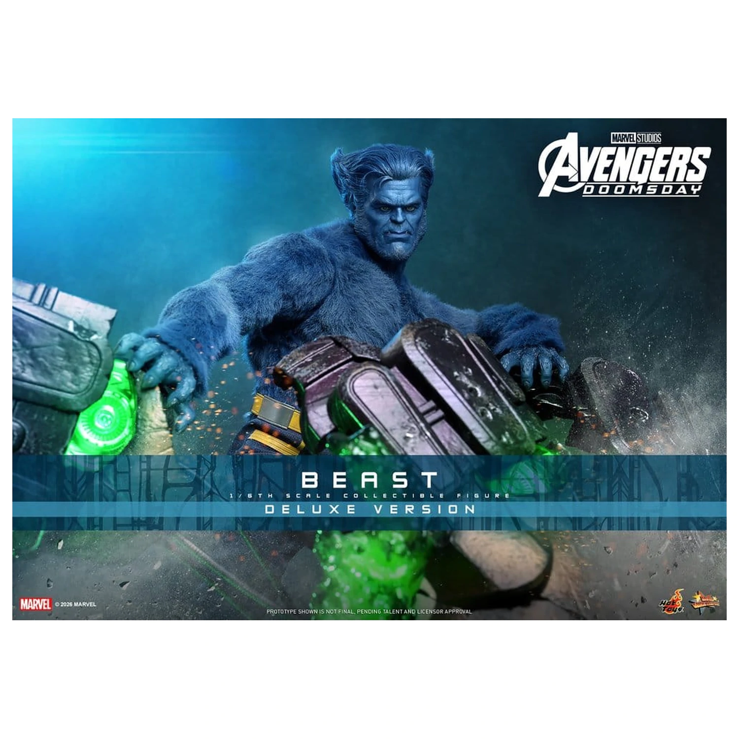 Marvel X-Men Movie Masterpiece akční figurka 1/6 Beast (Deluxe Version) 33 cm fotografii produktu