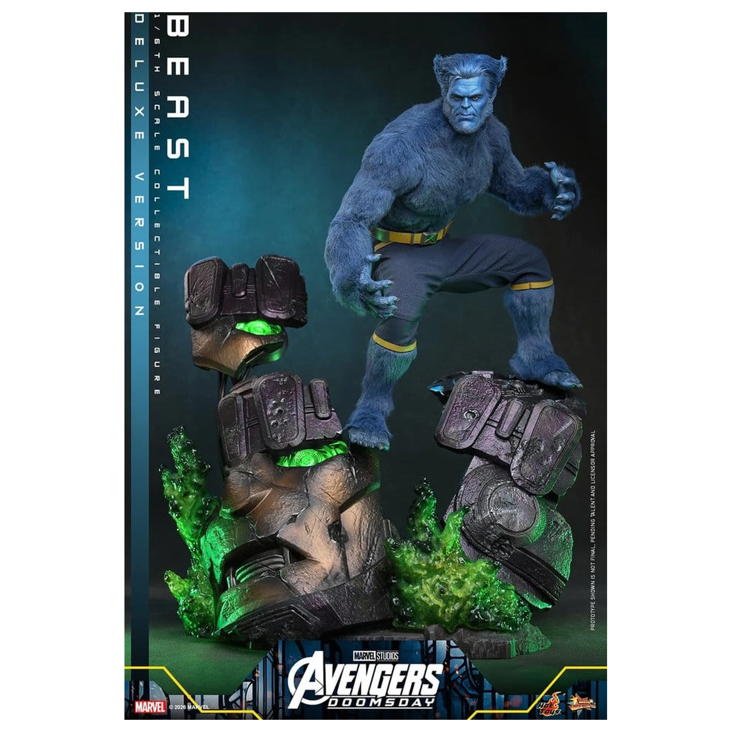 Marvel X-Men Movie Masterpiece akční figurka 1/6 Beast (Deluxe Version) 33 cm fotografii produktu