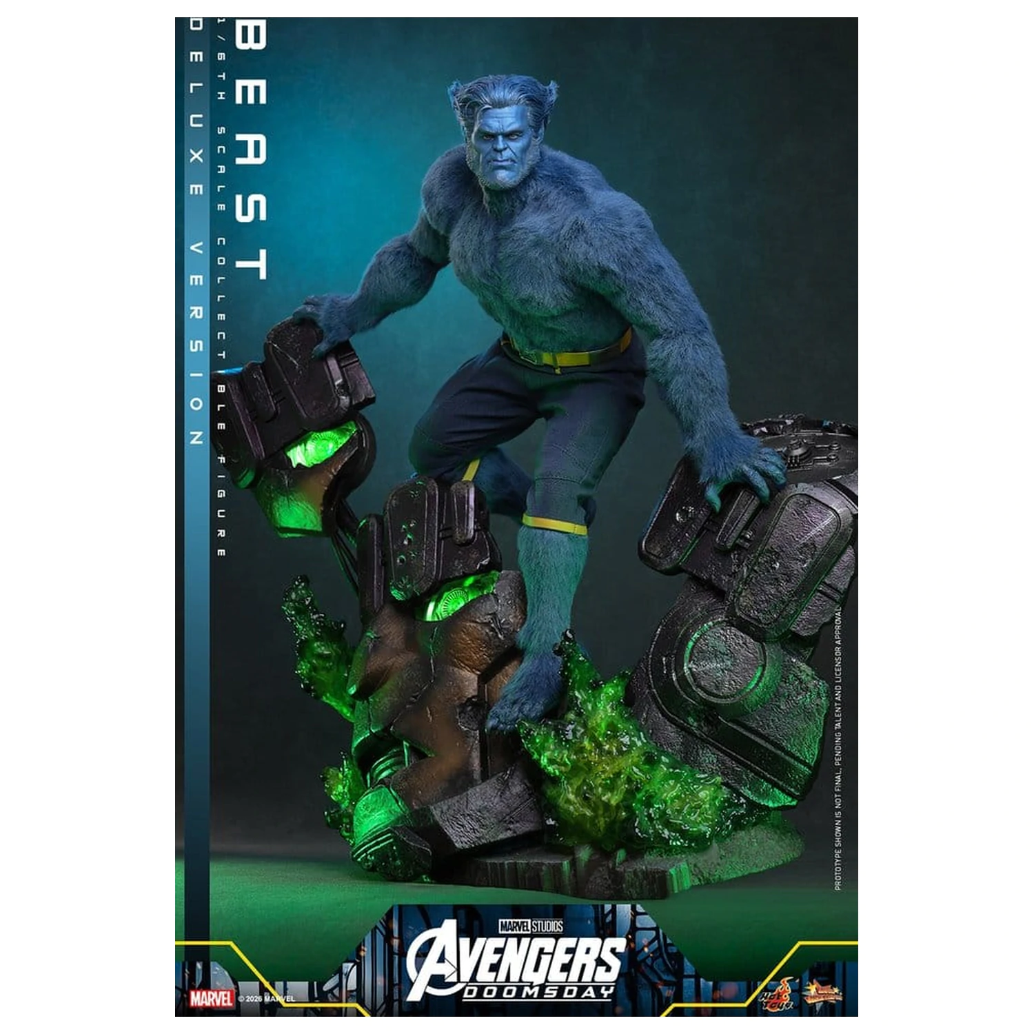 Marvel X-Men Movie Masterpiece akční figurka 1/6 Beast (Deluxe Version) 33 cm fotografii produktu