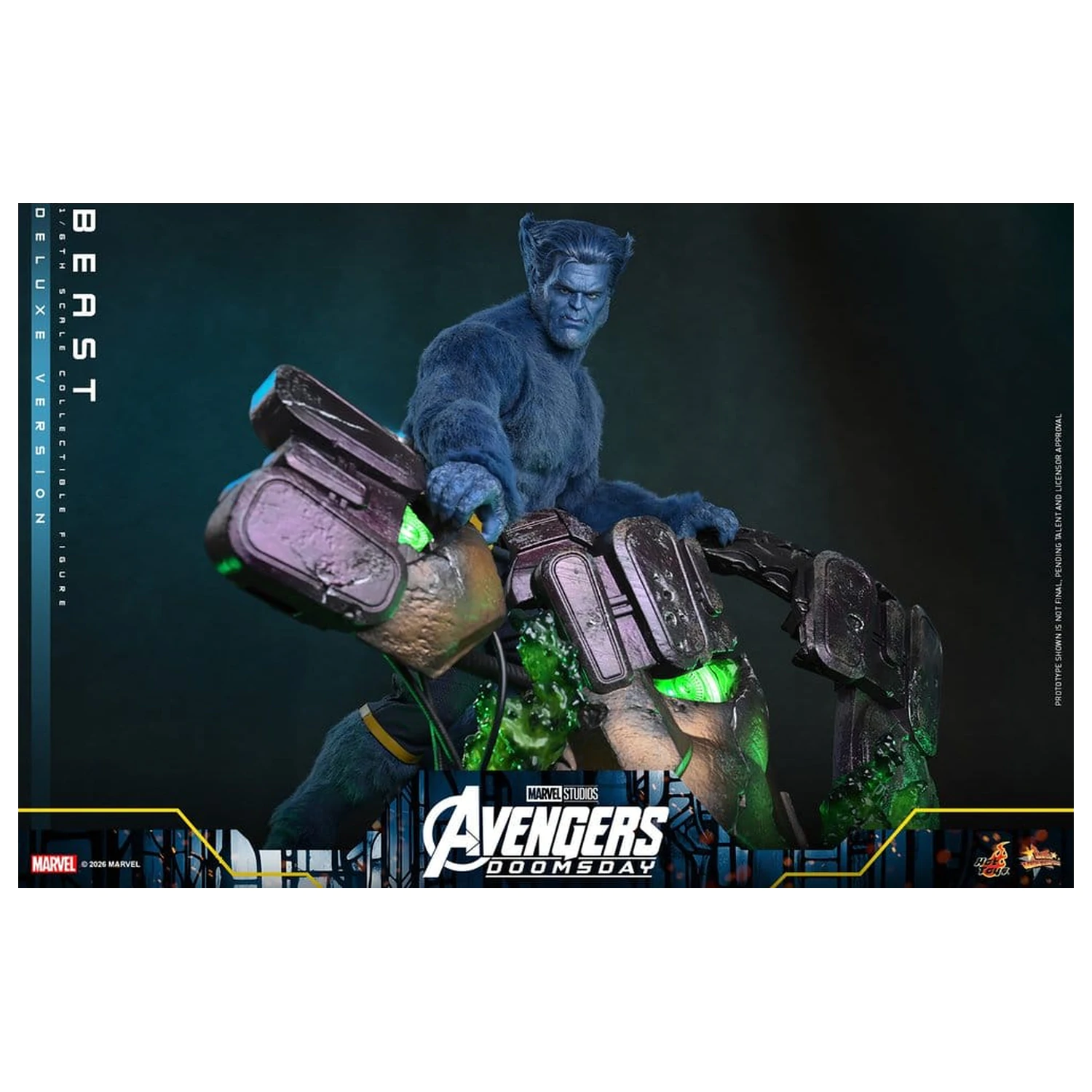 Marvel X-Men Movie Masterpiece akční figurka 1/6 Beast (Deluxe Version) 33 cm fotografii produktu