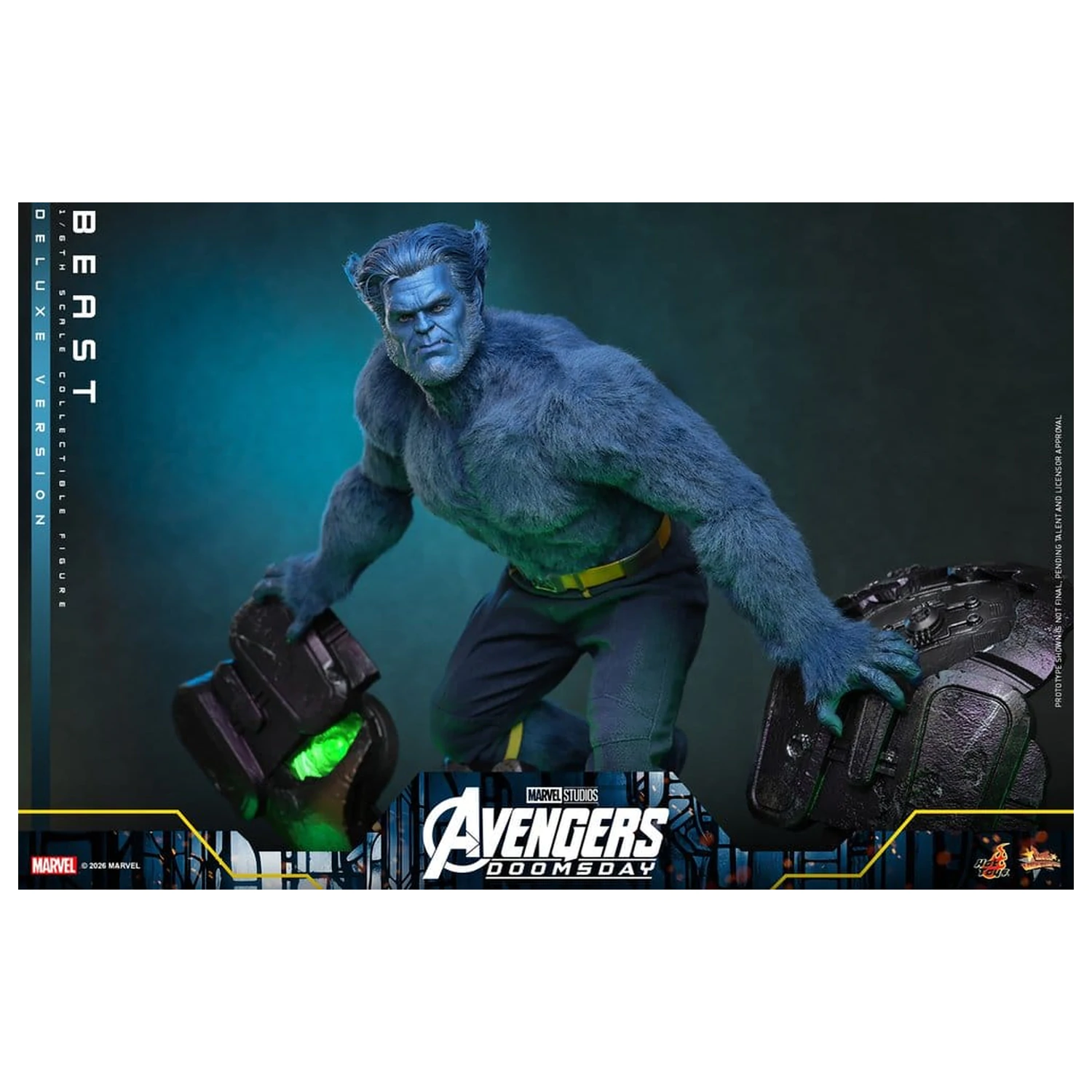 Marvel X-Men Movie Masterpiece akční figurka 1/6 Beast (Deluxe Version) 33 cm fotografii produktu