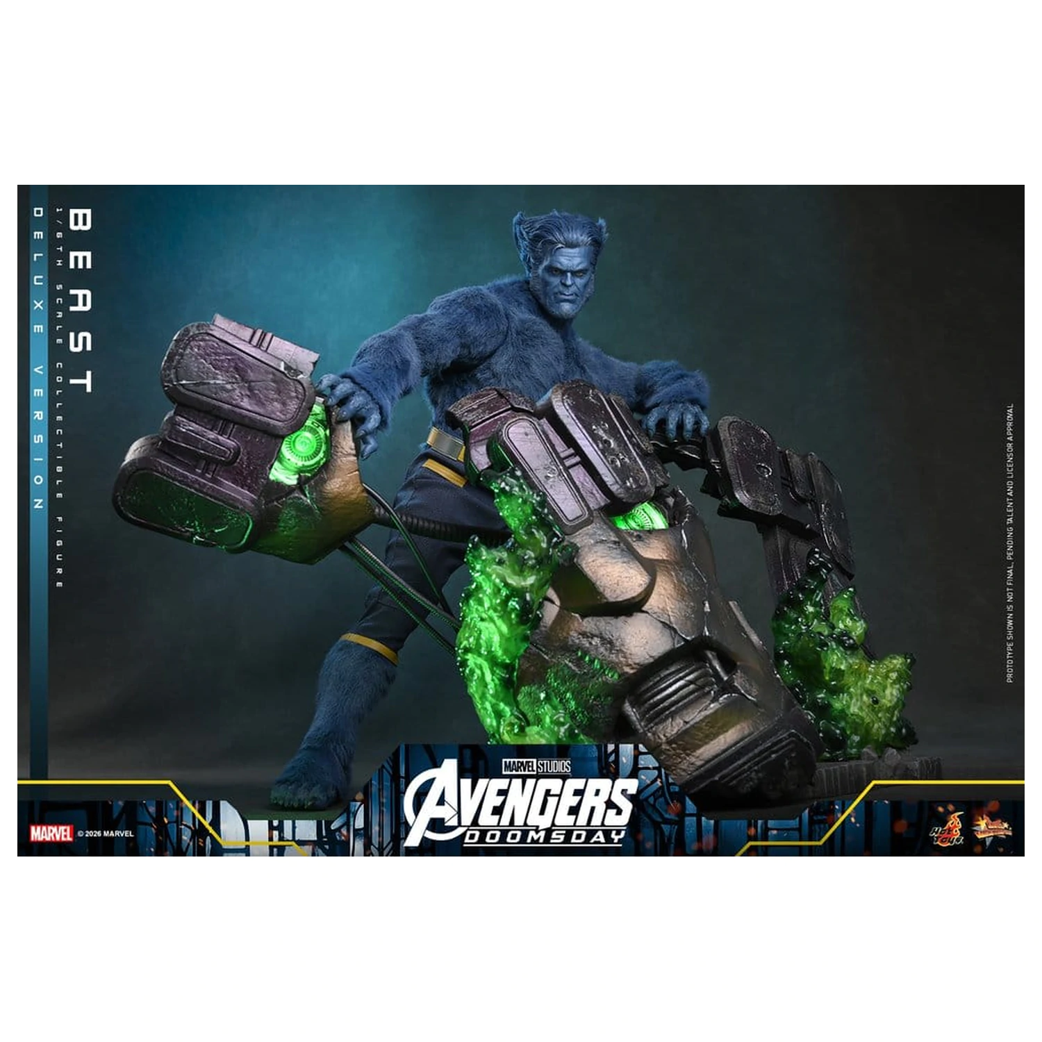Marvel X-Men Movie Masterpiece akční figurka 1/6 Beast (Deluxe Version) 33 cm fotografii produktu