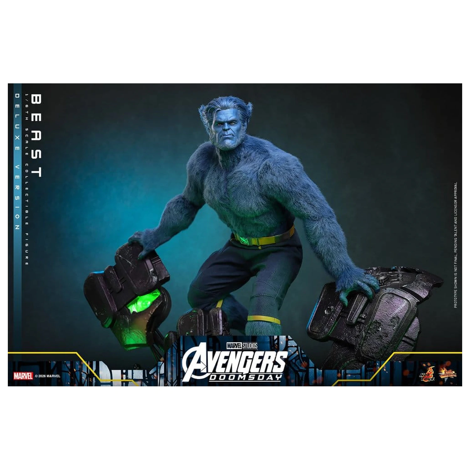Marvel X-Men Movie Masterpiece akční figurka 1/6 Beast (Deluxe Version) 33 cm fotografii produktu