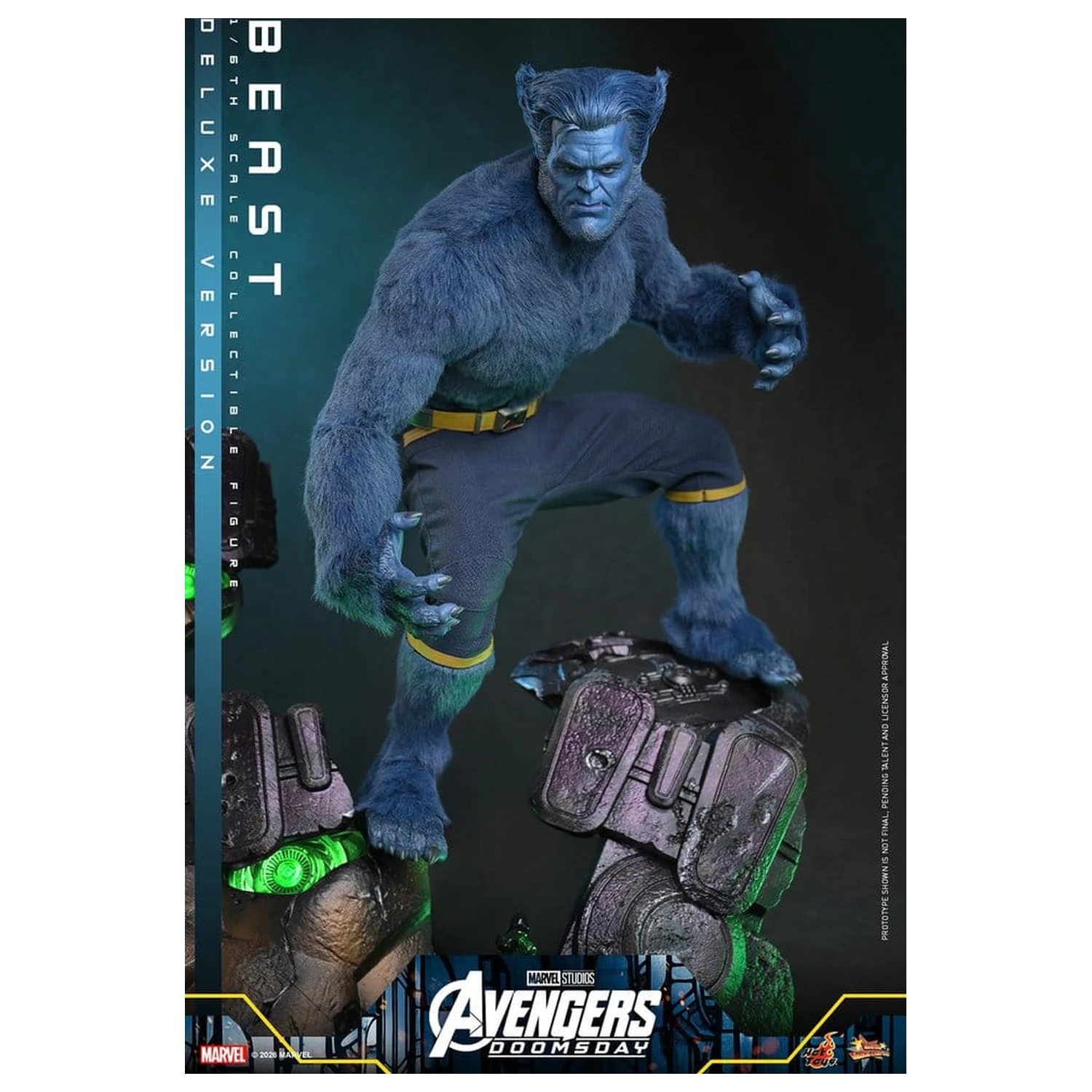 Marvel X-Men Movie Masterpiece akční figurka 1/6 Beast (Deluxe Version) 33 cm fotografii produktu