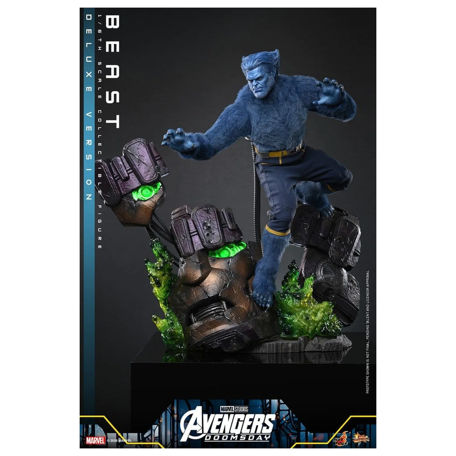 Marvel X-Men Movie Masterpiece akční figurka 1/6 Beast (Deluxe Version) 33 cm fotografii produktu