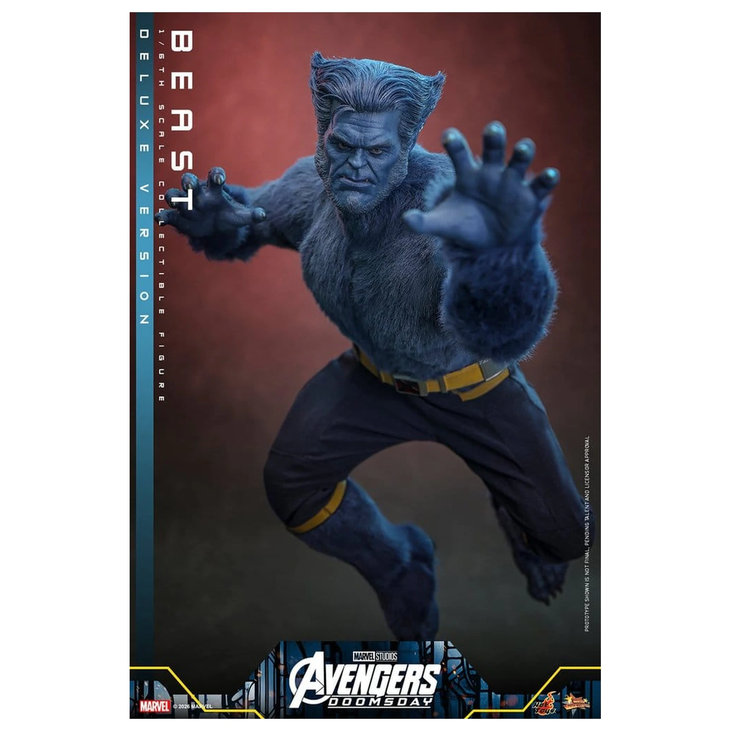 Marvel X-Men Movie Masterpiece akční figurka 1/6 Beast (Deluxe Version) 33 cm fotografii produktu