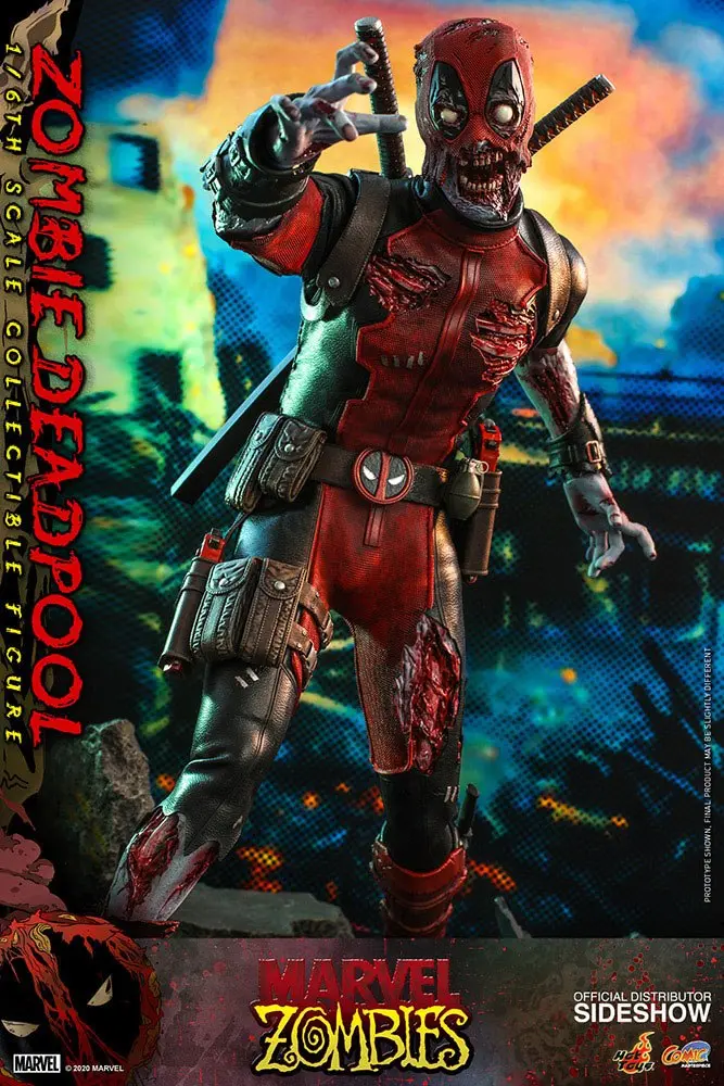 Marvel Zombies Sběratelská Akční Figurka 1/6 Zombie Deadpool 31 cm fotografii produktu