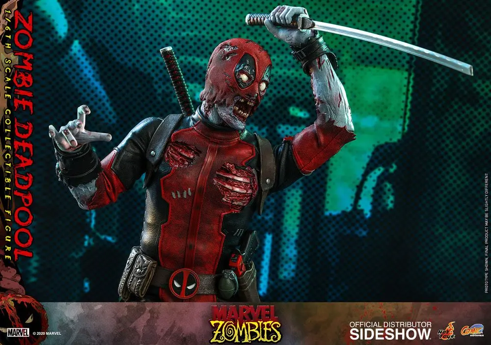 Marvel Zombies Sběratelská Akční Figurka 1/6 Zombie Deadpool 31 cm fotografii produktu