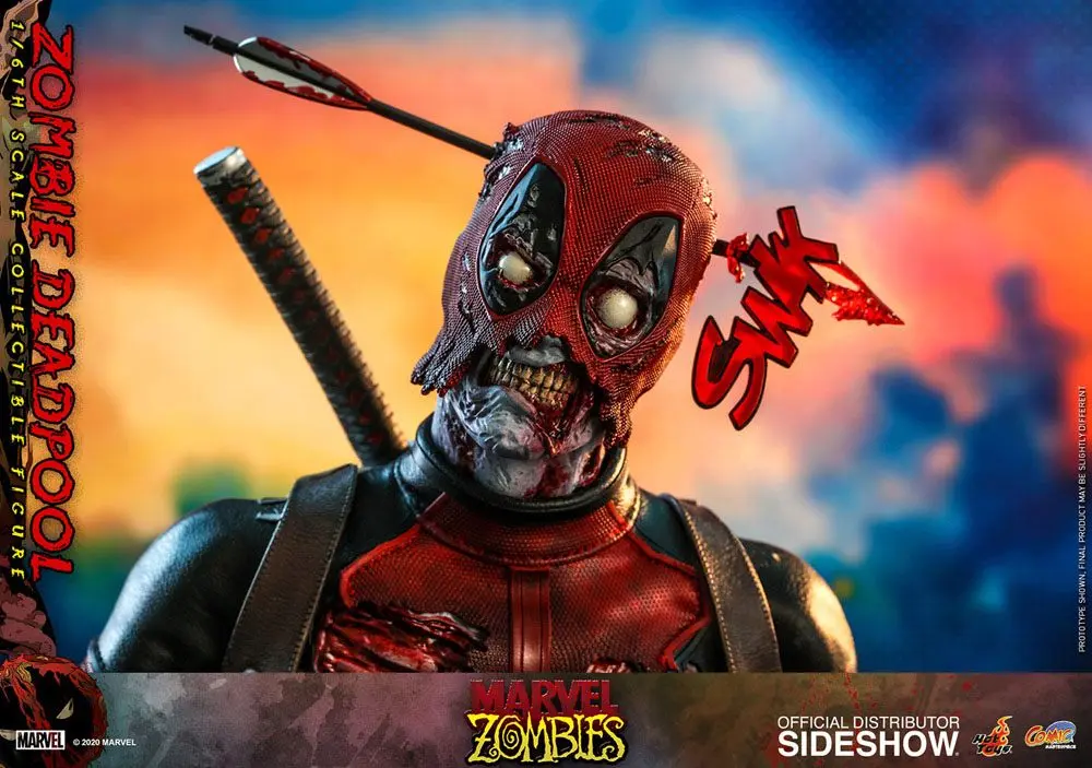 Marvel Zombies Sběratelská Akční Figurka 1/6 Zombie Deadpool 31 cm fotografii produktu