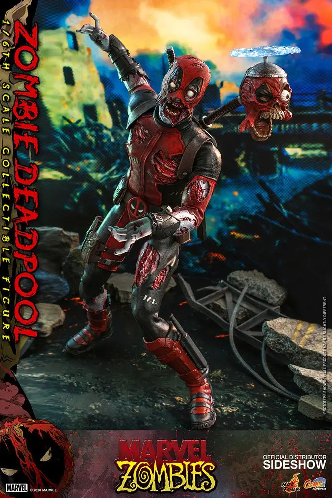 Marvel Zombies Sběratelská Akční Figurka 1/6 Zombie Deadpool 31 cm fotografii produktu