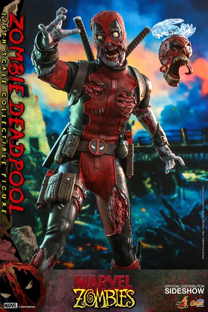 Marvel Zombies Sběratelská Akční Figurka 1/6 Zombie Deadpool 31 cm fotografii produktu