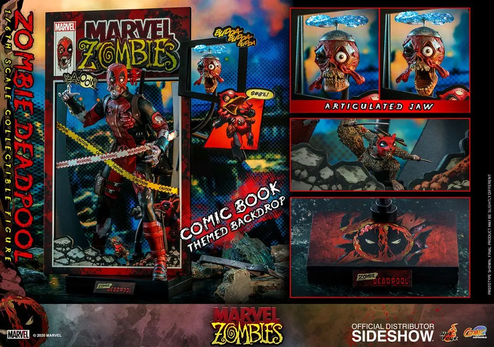 Marvel Zombies Sběratelská Akční Figurka 1/6 Zombie Deadpool 31 cm fotografii produktu