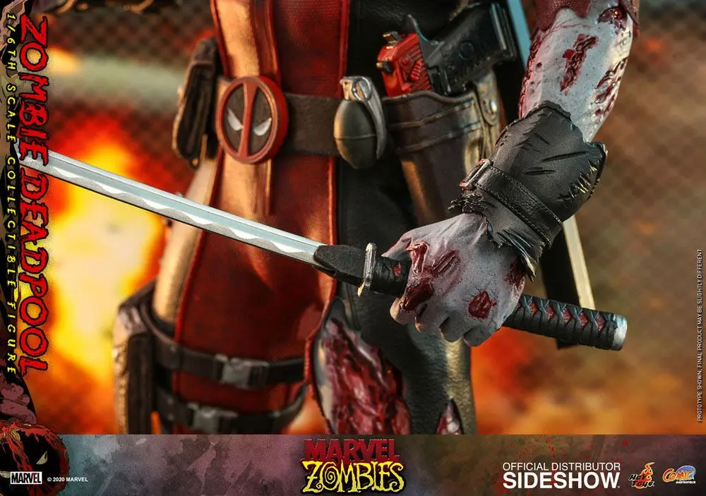 Marvel Zombies Sběratelská Akční Figurka 1/6 Zombie Deadpool 31 cm fotografii produktu