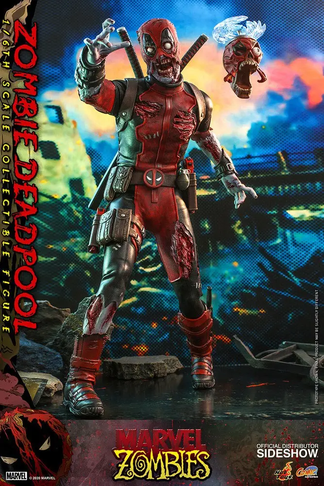 Marvel Zombies Sběratelská Akční Figurka 1/6 Zombie Deadpool 31 cm fotografii produktu