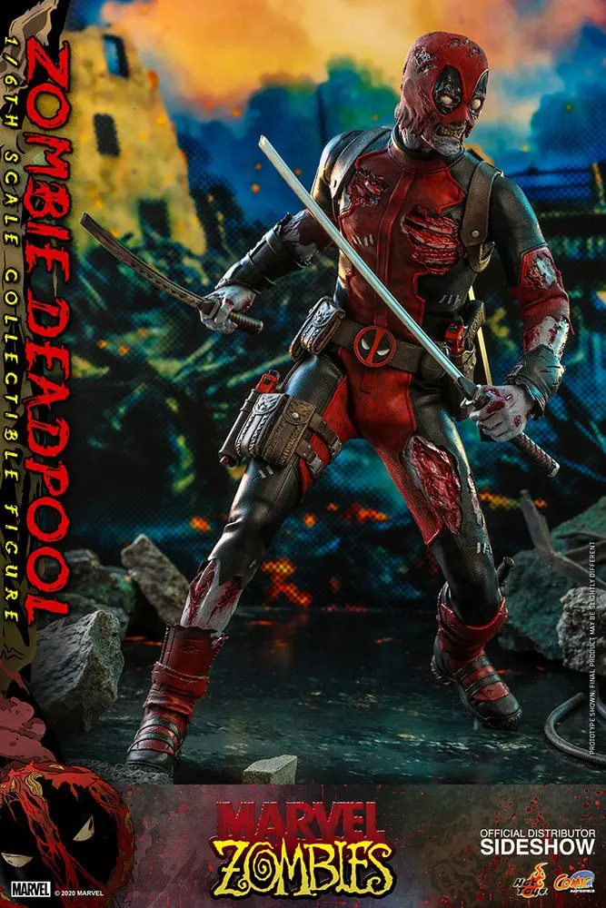 Marvel Zombies Sběratelská Akční Figurka 1/6 Zombie Deadpool 31 cm fotografii produktu