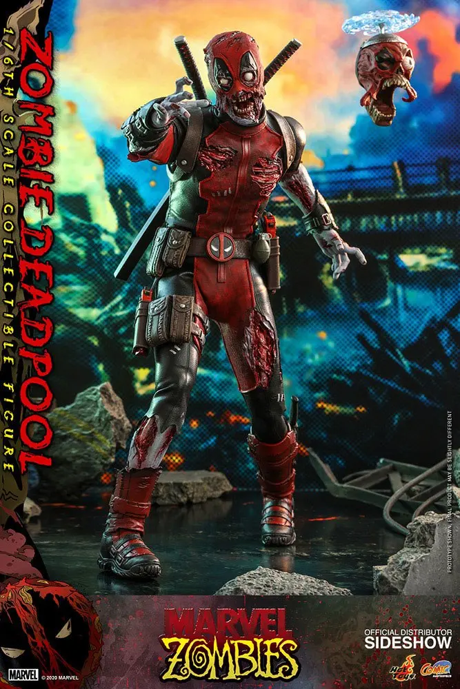 Marvel Zombies Sběratelská Akční Figurka 1/6 Zombie Deadpool 31 cm fotografii produktu