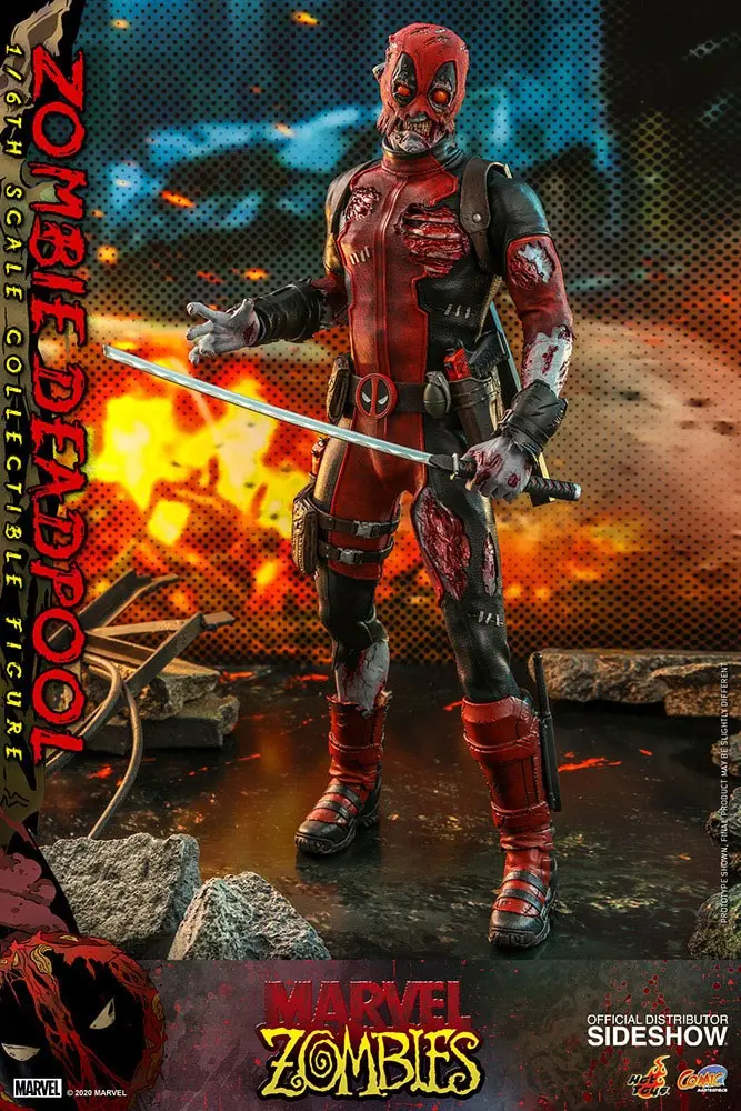 Marvel Zombies Sběratelská Akční Figurka 1/6 Zombie Deadpool 31 cm fotografii produktu