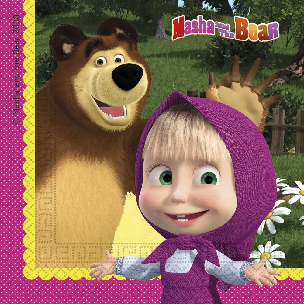 Masha and the Bear Ubrousky 20 ks fotografii produktu