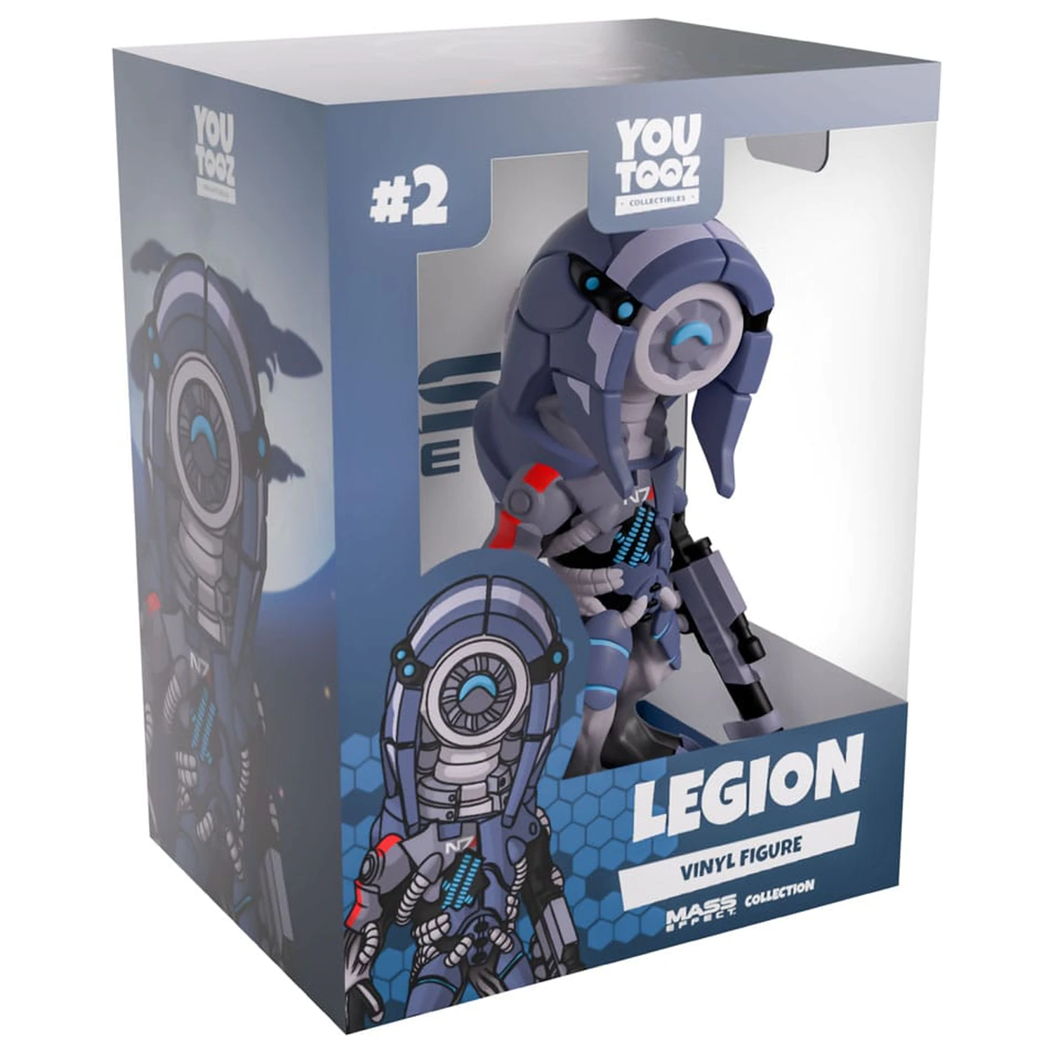 Mass Effect Vinylová Figurka Legion 12 cm fotografii produktu