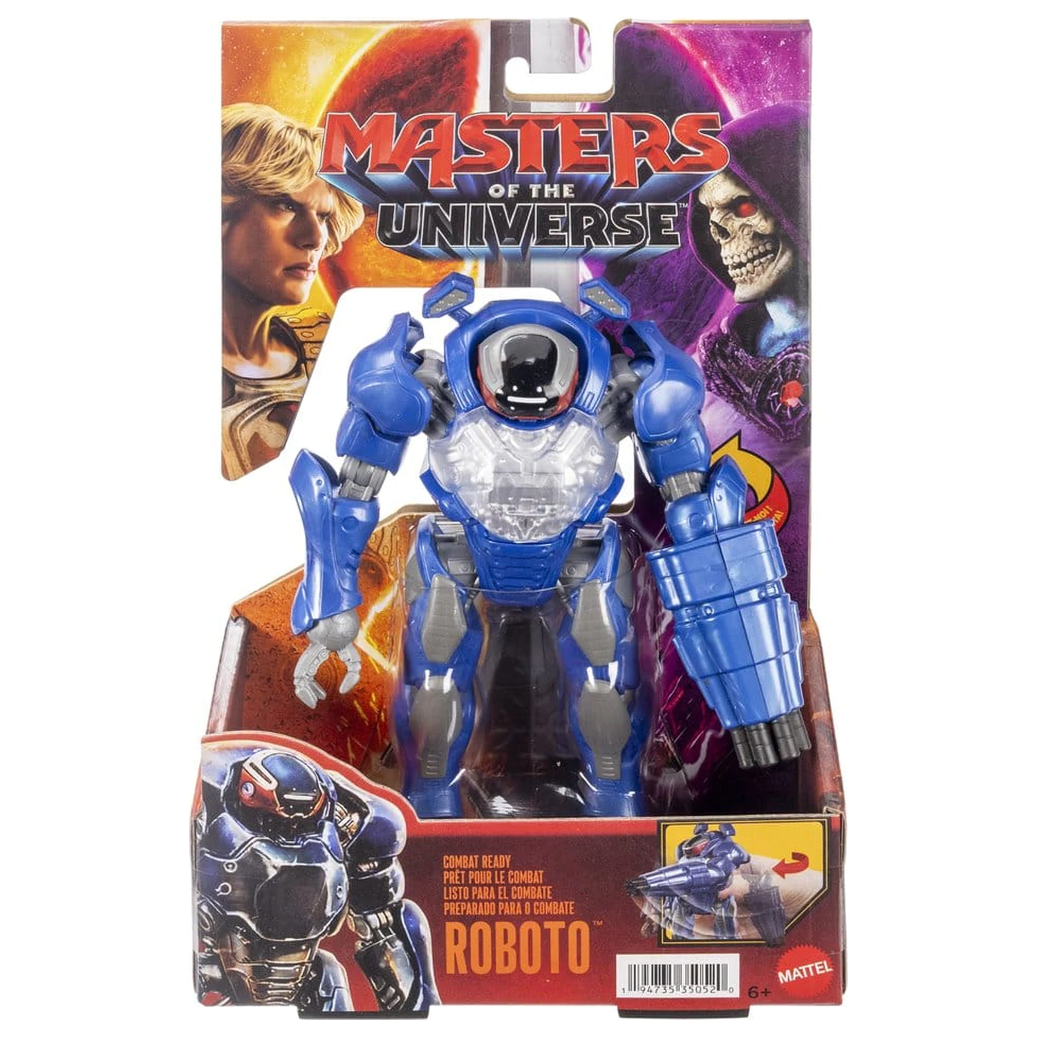 Masters of the Universe 2026 Movie Feature Akční figurka Combat Ready Roboto 14 cm fotografii produktu