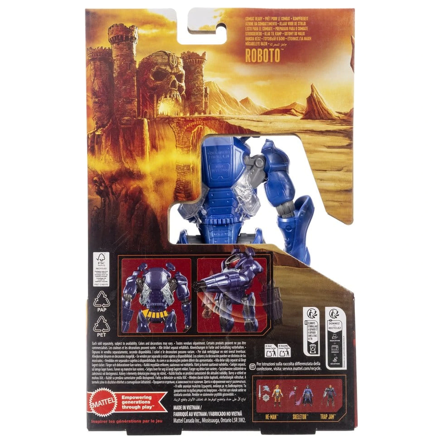 Masters of the Universe 2026 Movie Feature Akční figurka Combat Ready Roboto 14 cm fotografii produktu