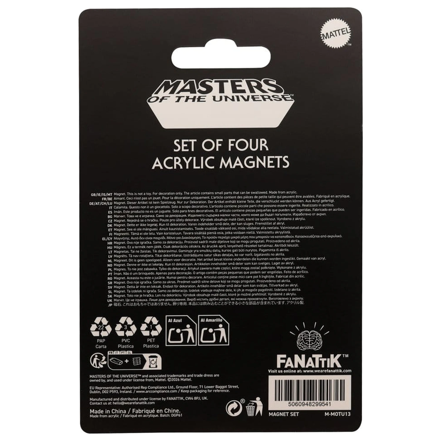 Masters of the Universe Magnety 4-balení fotografii produktu