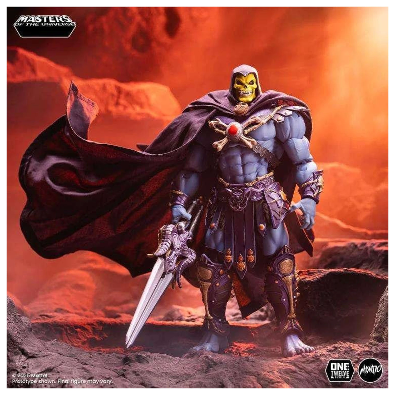 Masters of the Universe Akční figurka 1/12 200x - Skeletor fotografii produktu