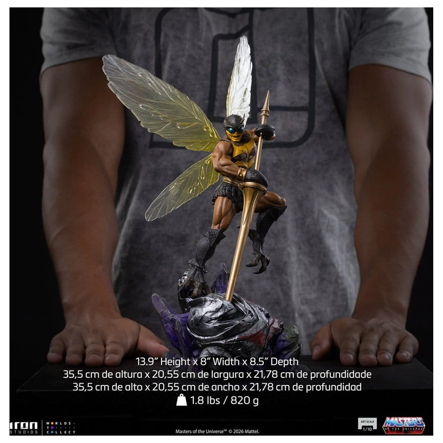 Masters of the Universe Socha Art Scale 1/10 Buzz-Off 36 cm fotografii produktu