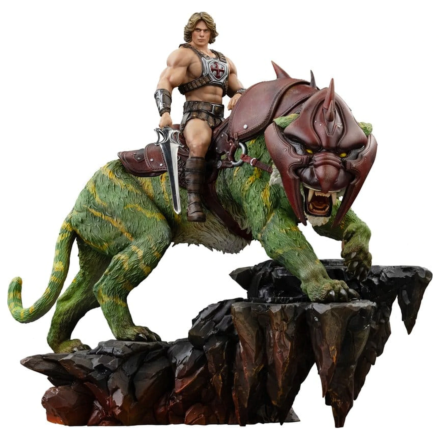 Masters of the Universe Art Scale socha 1/10 He-Man a Battle Cat 33 cm fotografii produktu