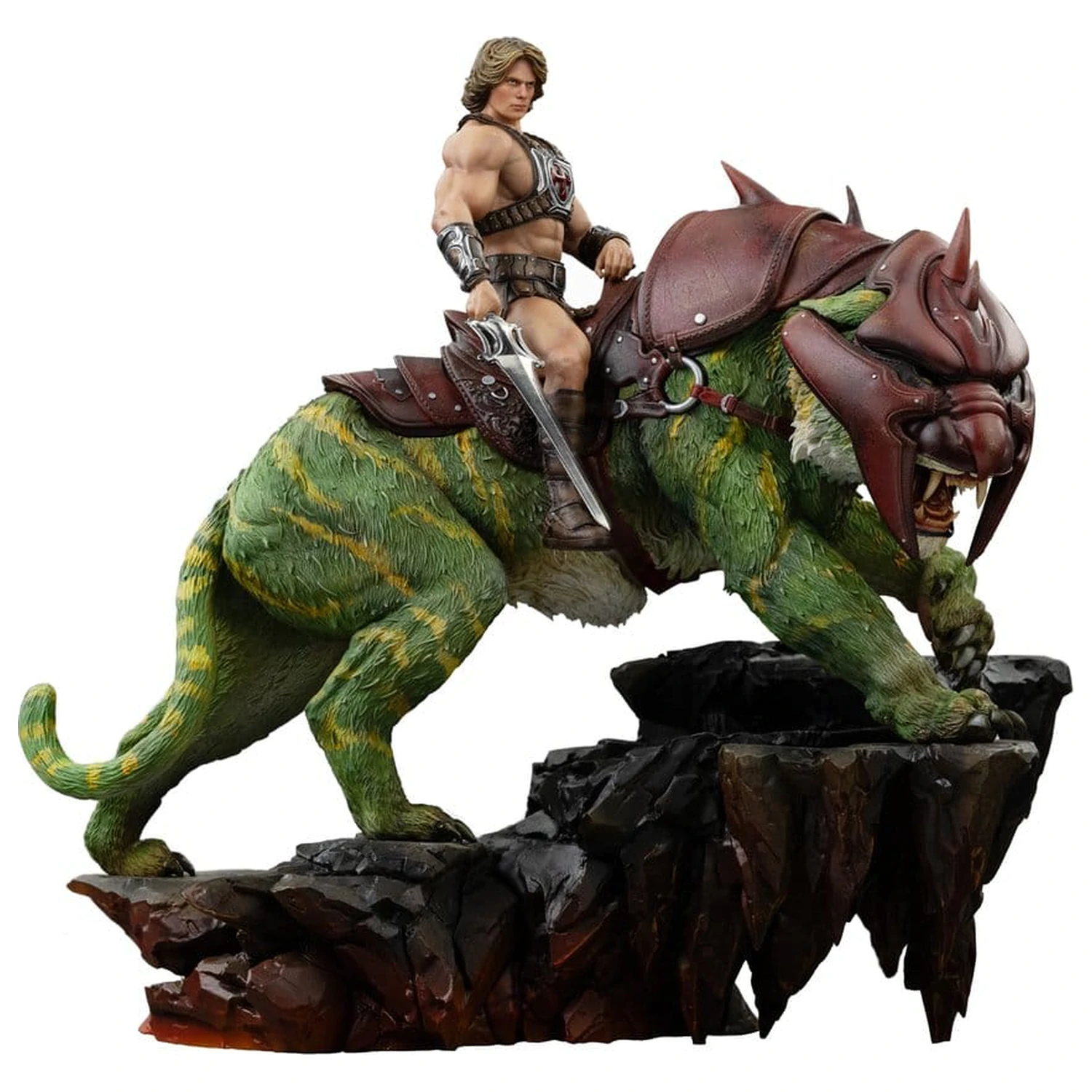 Masters of the Universe Art Scale socha 1/10 He-Man a Battle Cat 33 cm fotografii produktu