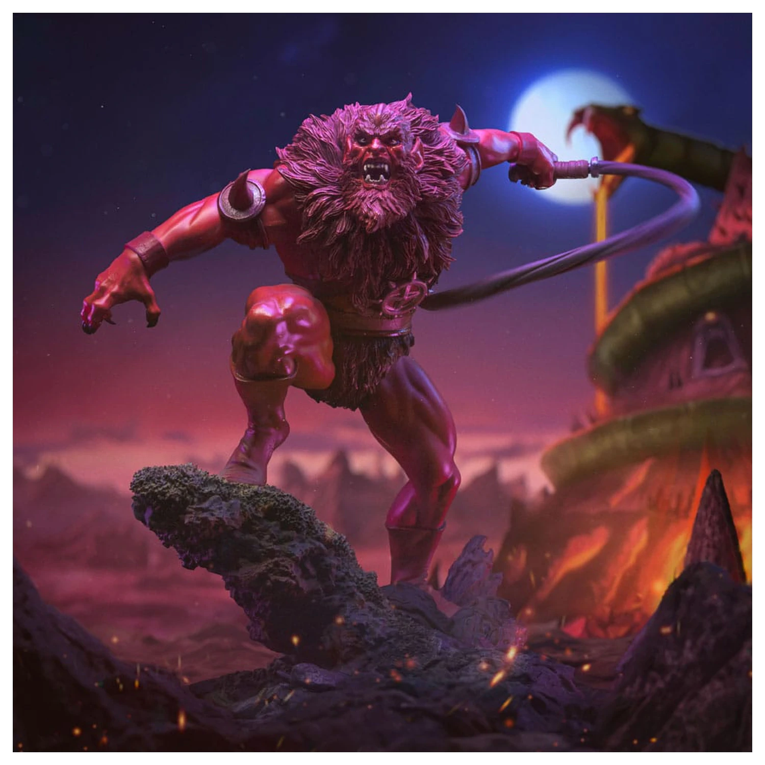 Masters of the Universe Art Scale socha 1/10 Red Beast Man (Exkluzivní 2024) 23 cm fotografii produktu