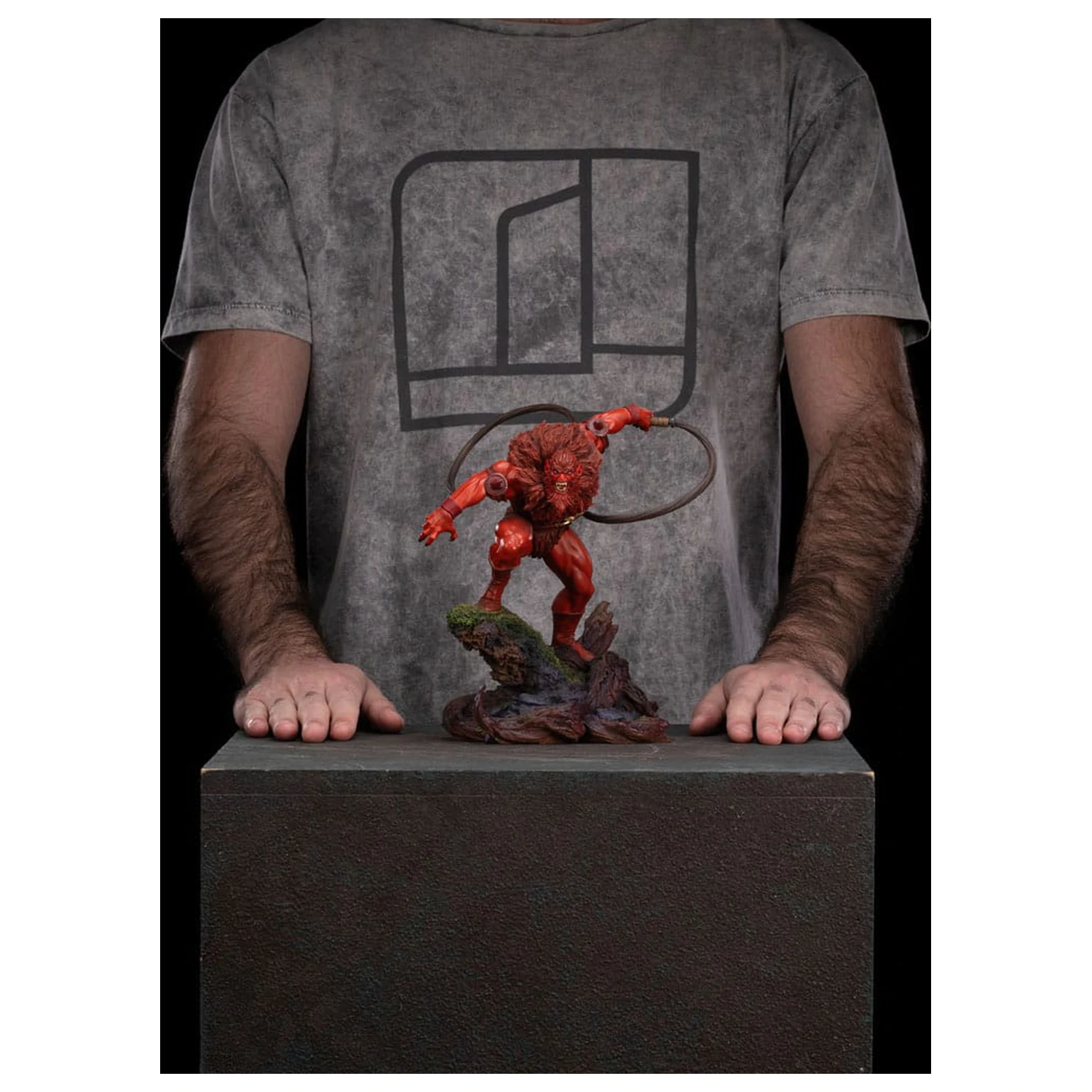 Masters of the Universe Art Scale socha 1/10 Red Beast Man (Exkluzivní 2024) 23 cm fotografii produktu