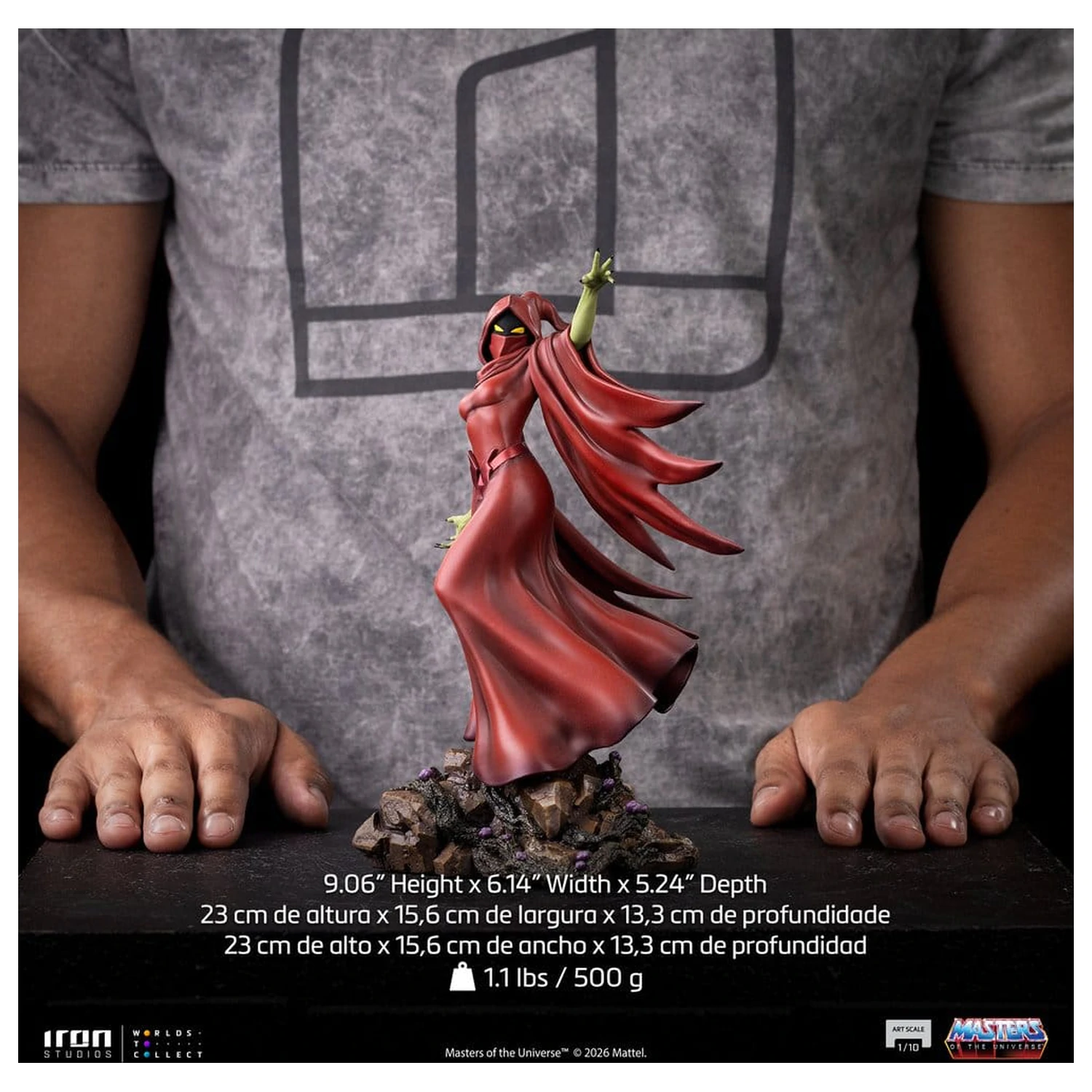 Masters of the Universe Socha Art Scale 1/10 Shadow Weaver 23 cm fotografii produktu