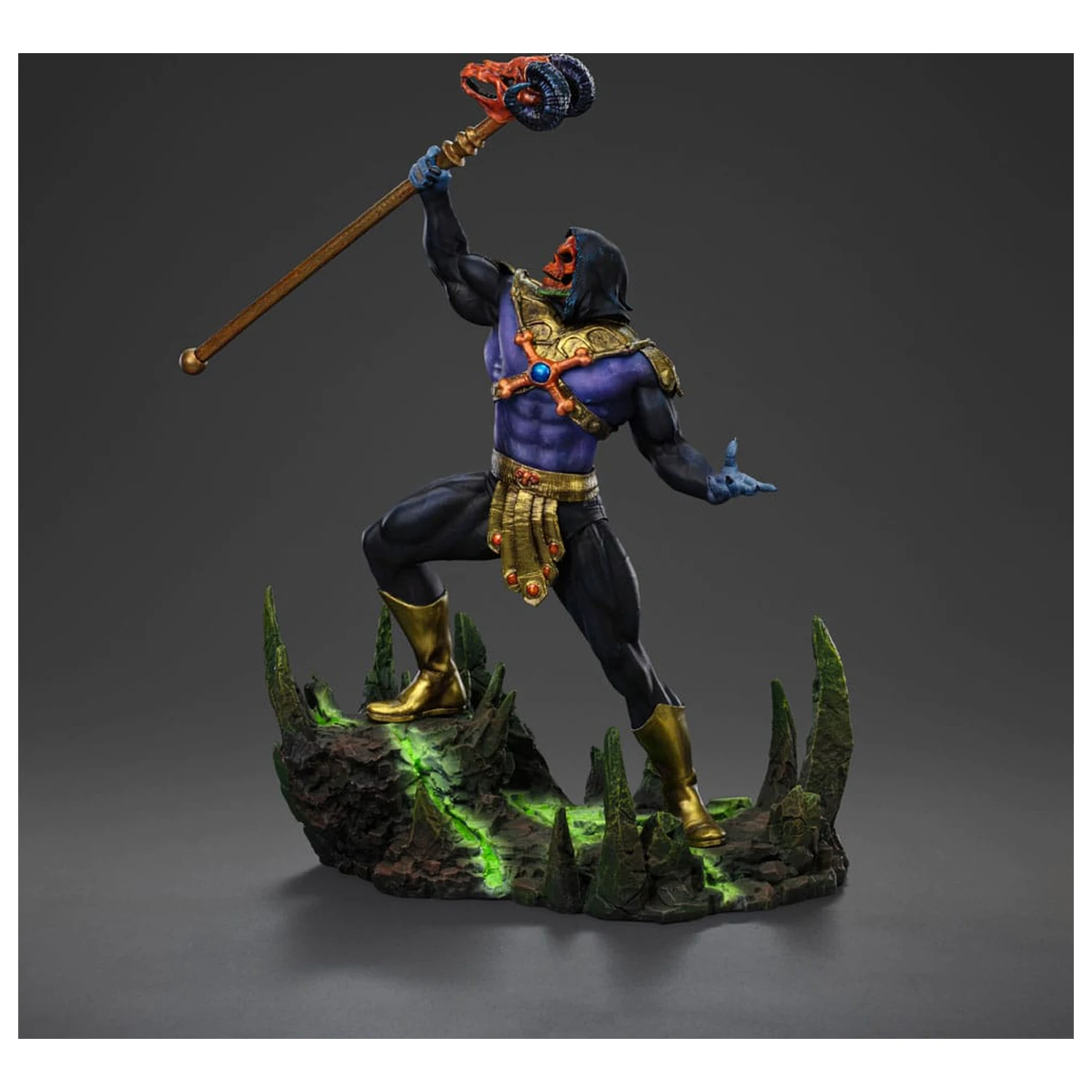 Masters of the Universe Art Scale Socha 1/10 Skeletor Disco Ver. 28 cm fotografii produktu