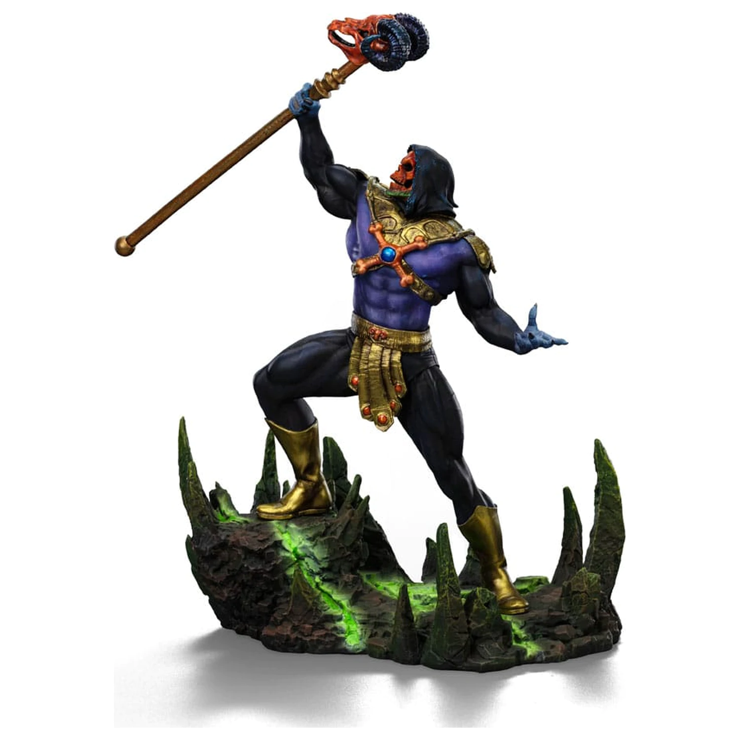 Masters of the Universe Art Scale Socha 1/10 Skeletor Disco Ver. 28 cm fotografii produktu