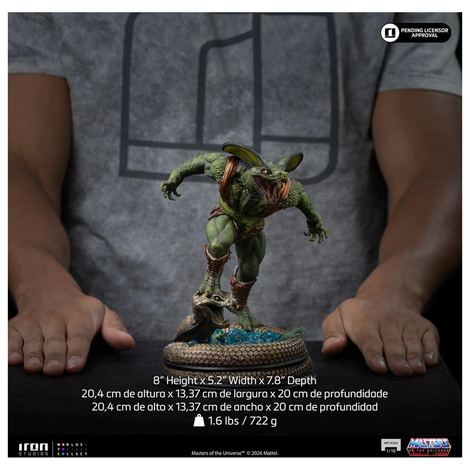 Masters of the Universe socha Art Scale 1/10 Kobra Khan 20 cm fotografii produktu