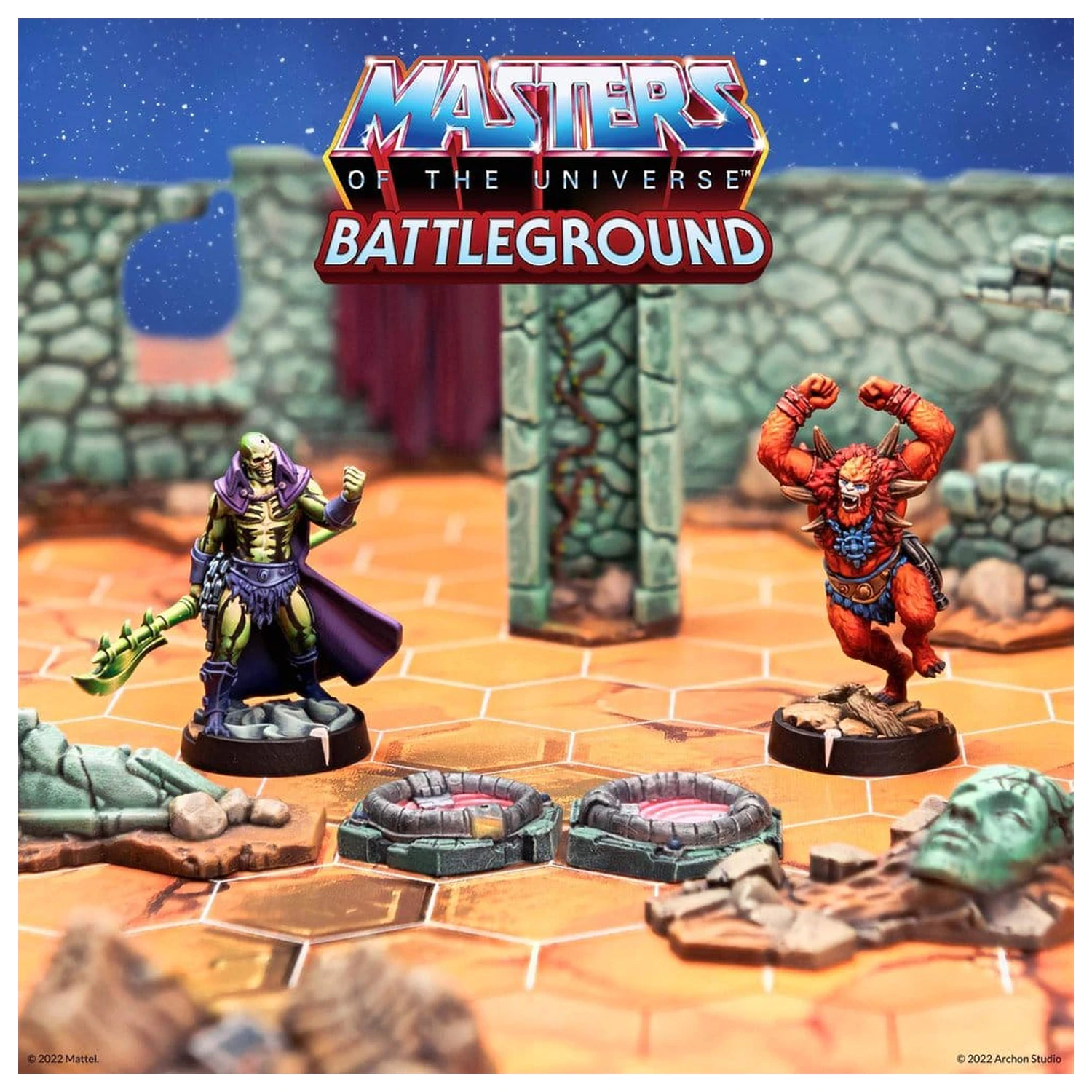 Masters of the Universe: Battleground Miniatures Game Wave 1: frakce Zlí válečníci *anglická verze* fotografii produktu