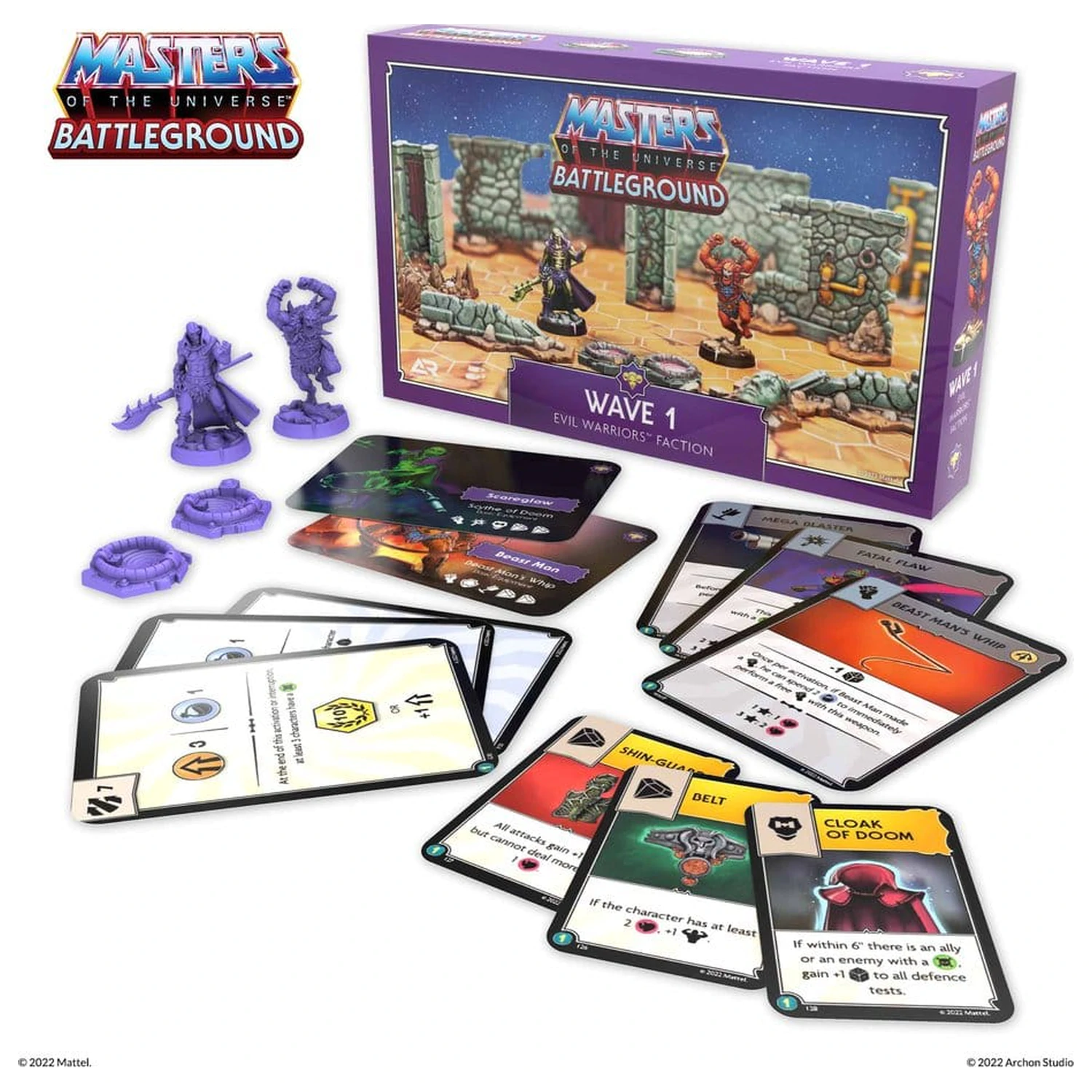 Masters of the Universe: Battleground Miniatures Game Wave 1: Evil Warriors Faction *Německá verze* fotografii produktu