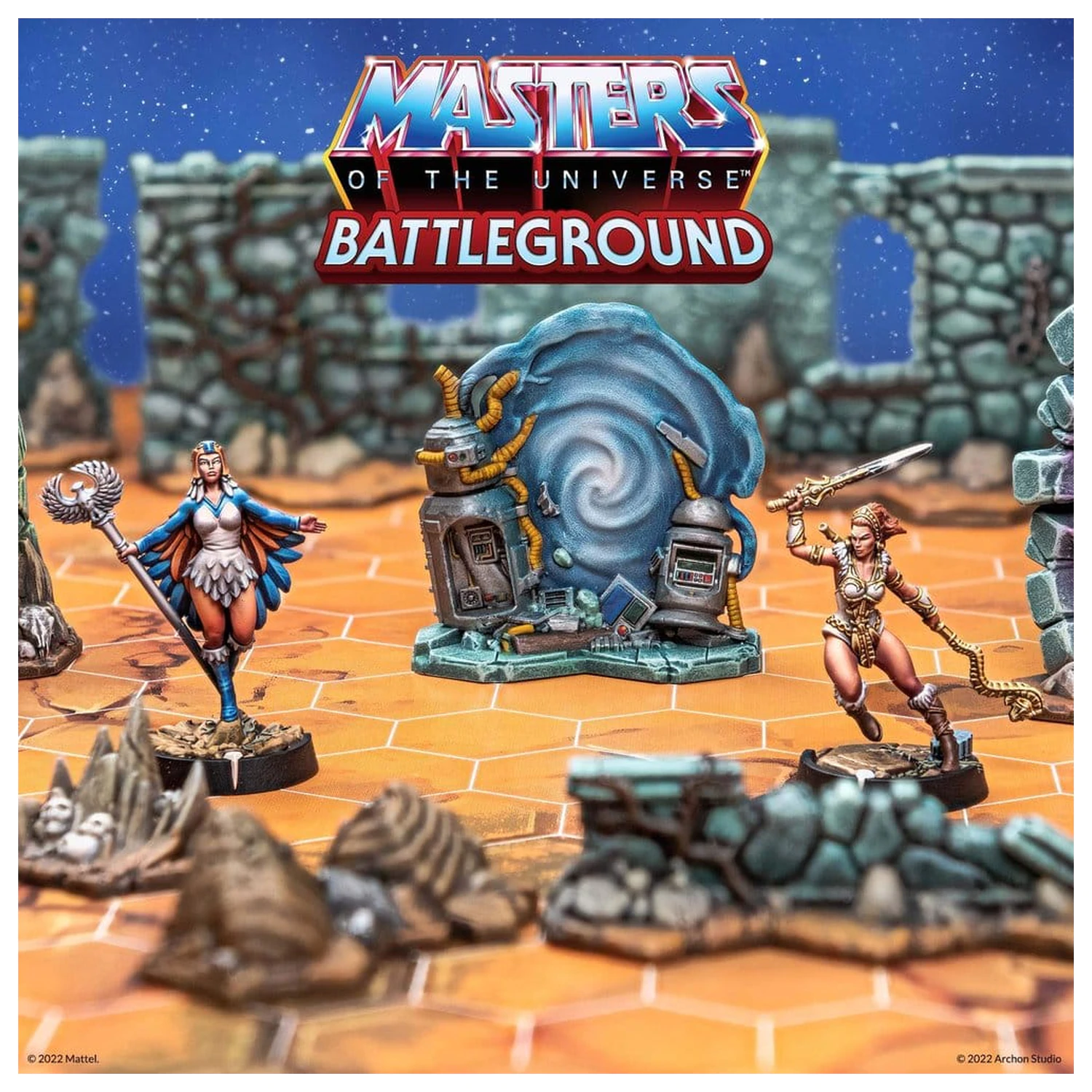 Masters of the Universe: Battleground Miniatures Game Wave 1: Masters of the Universe Faction *German Version* fotografii produktu