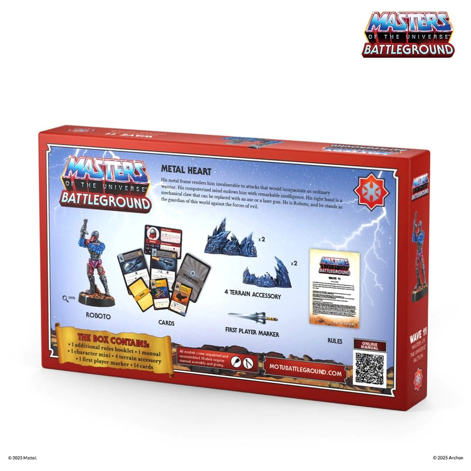 Masters of the Universe: Battleground Miniatures Game Wave 11: MOTU Faction (Roboto) *německá verze* fotografii produktu